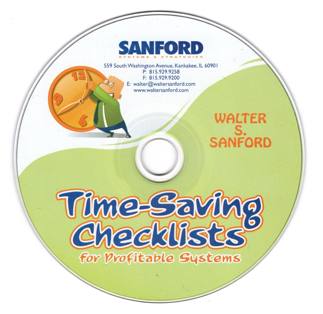 Time Saving Checklists for Profitable Systems